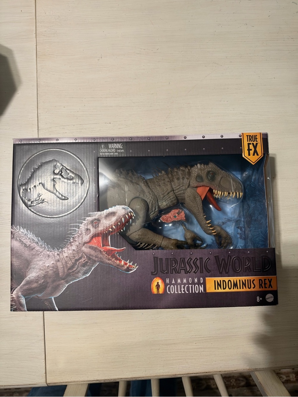 Mattel Jurassic World Indominus Rex Action Figure - Gray & Orange Accents